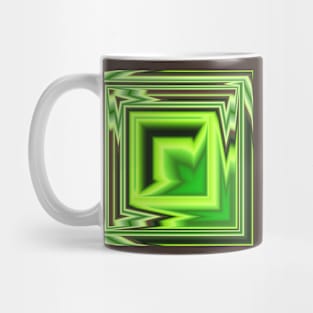 Green squares Mug